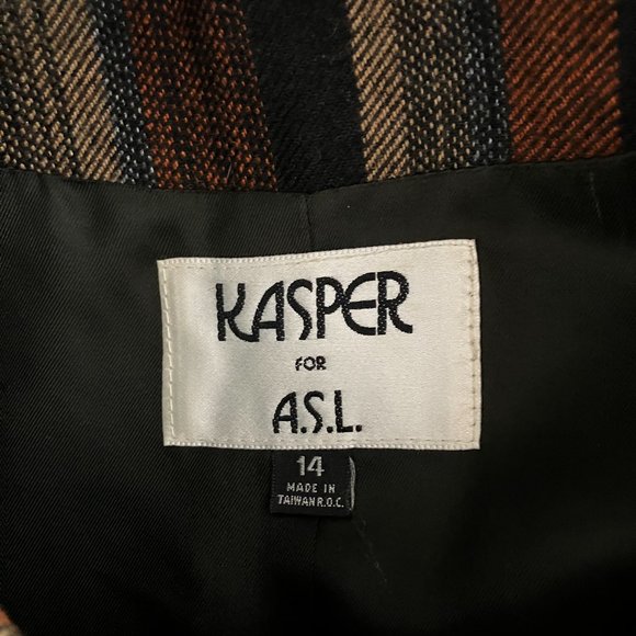 KASPER blazer size 14 colour warm earth tones - Picture 5 of 5
